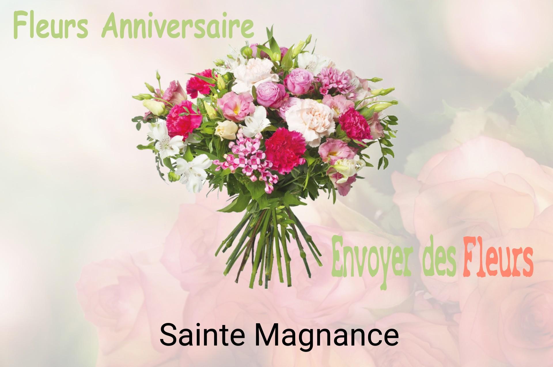 Bouquet de fleurs d’anniversaire livré à Sainte-Magnance