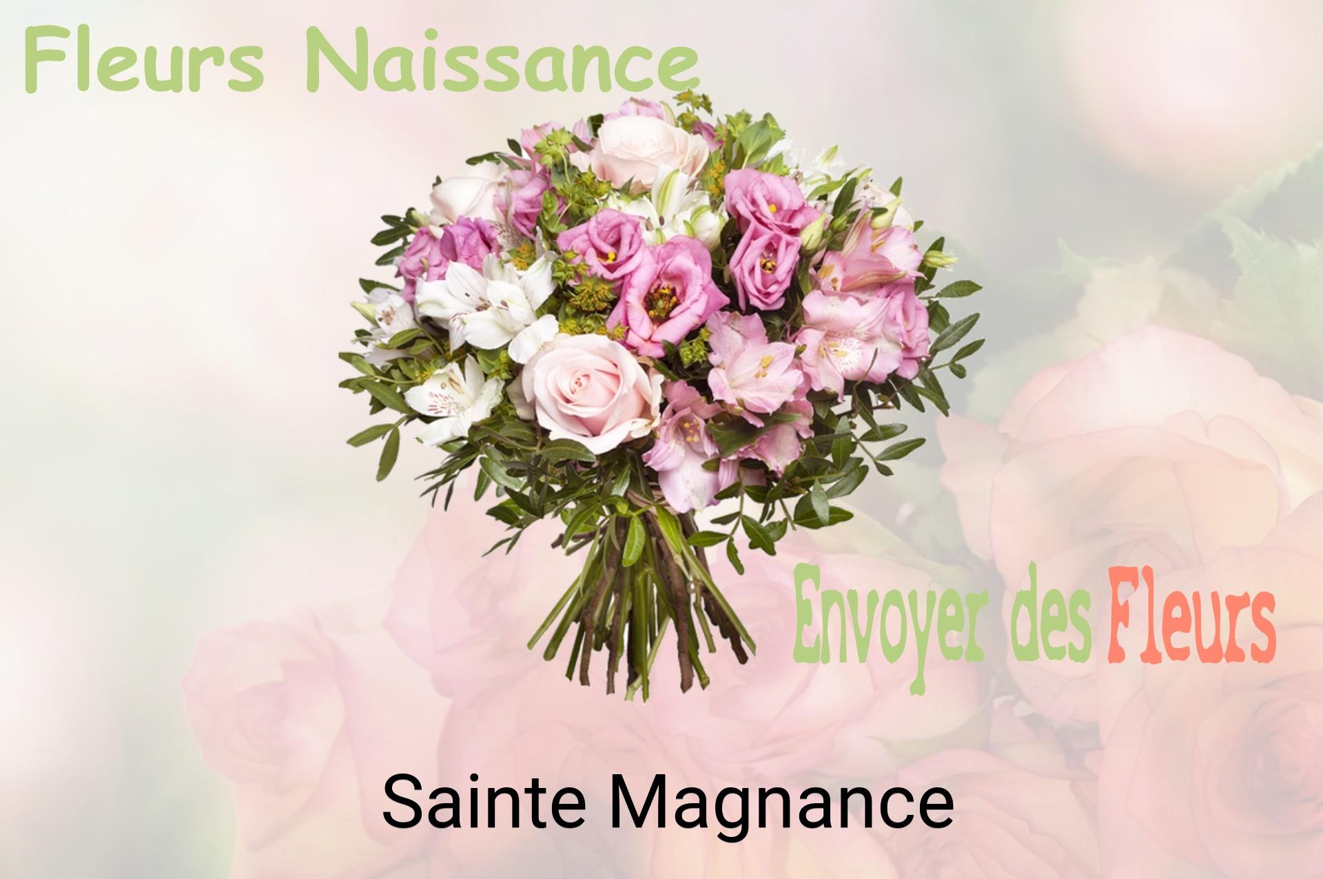 Bouquet de fleurs de naissance livré à Sainte-Magnance